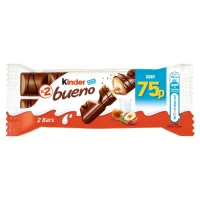 Kinder Bueno Chocolate Milk Chocolate and Hazelnuts 43g